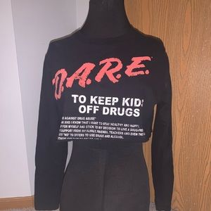 Crop DARE sweatshirt